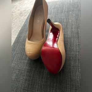 Red bottoms Ti Mei Xie Ye Platform Stiletto